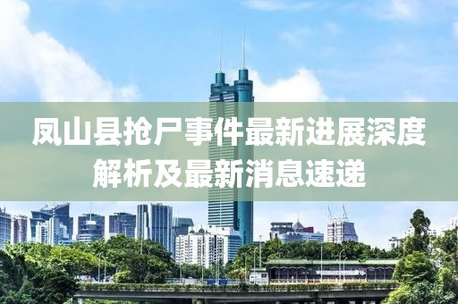 鳳山縣搶尸事件最新進(jìn)展深度解析及最新消息速遞
