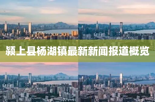 潁上縣楊湖鎮(zhèn)最新新聞報道概覽