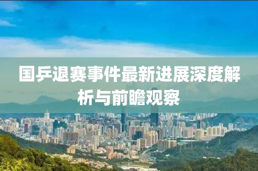 國乒退賽事件最新進(jìn)展深度解析與前瞻觀察