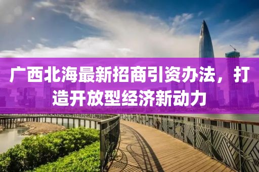 廣西北海最新招商引資辦法，打造開放型經(jīng)濟(jì)新動力