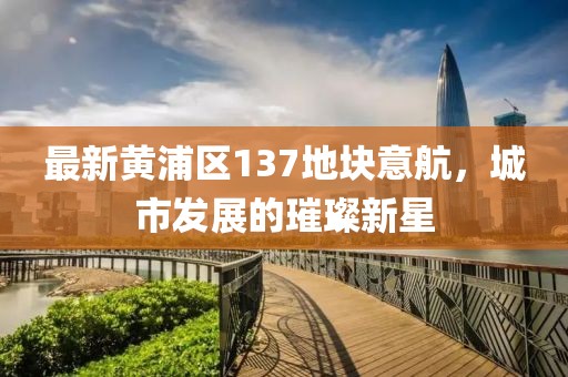 最新黃浦區(qū)137地塊意航，城市發(fā)展的璀璨新星
