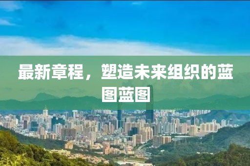 最新章程，塑造未來(lái)組織的藍(lán)圖藍(lán)圖
