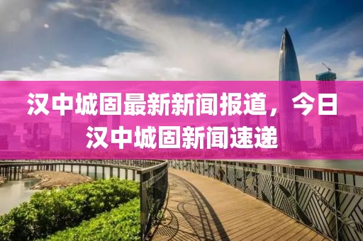 漢中城固最新新聞報(bào)道，今日漢中城固新聞速遞