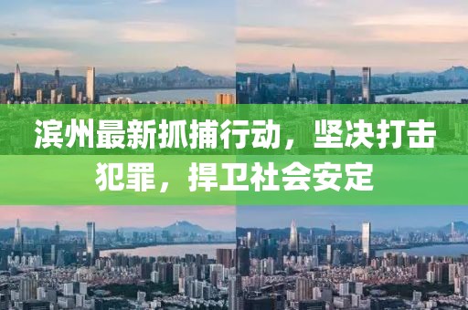 濱州最新抓捕行動，堅決打擊犯罪，捍衛(wèi)社會安定