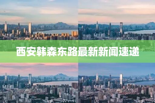 西安韓森東路最新新聞速遞