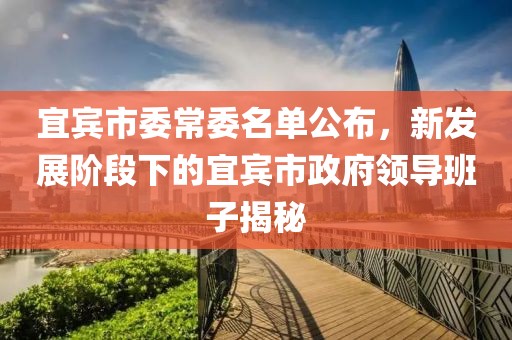 宜賓市委常委名單公布，新發(fā)展階段下的宜賓市政府領(lǐng)導(dǎo)班子揭秘