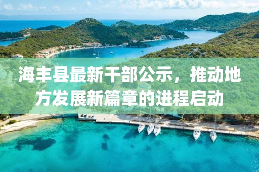 海豐縣最新干部公示，推動地方發(fā)展新篇章的進程啟動