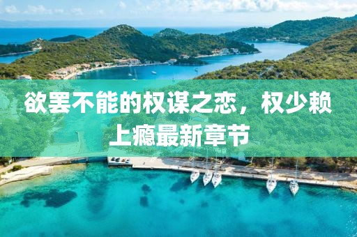 欲罷不能的權(quán)謀之戀，權(quán)少賴上癮最新章節(jié)