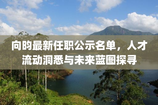 向昀最新任職公示名單，人才流動(dòng)洞悉與未來藍(lán)圖探尋