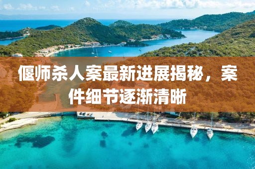 偃師殺人案最新進(jìn)展揭秘，案件細(xì)節(jié)逐漸清晰