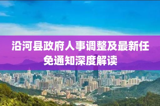 沿河縣政府人事調(diào)整及最新任免通知深度解讀