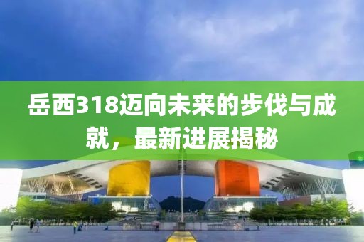 岳西318邁向未來的步伐與成就，最新進展揭秘