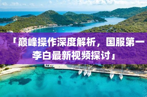 「巔峰操作深度解析，國(guó)服第一李白最新視頻探討」