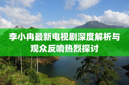 李小冉最新電視劇深度解析與觀眾反響熱烈探討