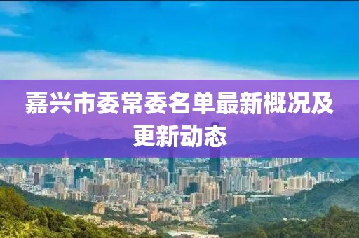 嘉興市委常委名單最新概況及更新動(dòng)態(tài)
