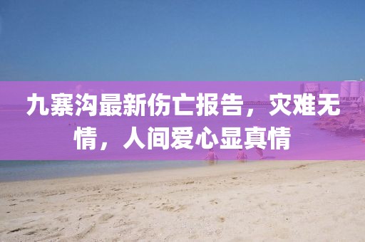 九寨溝最新傷亡報(bào)告，災(zāi)難無情，人間愛心顯真情