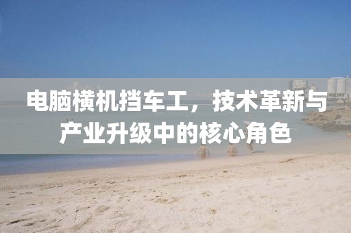 電腦橫機擋車工，技術(shù)革新與產(chǎn)業(yè)升級中的核心角色