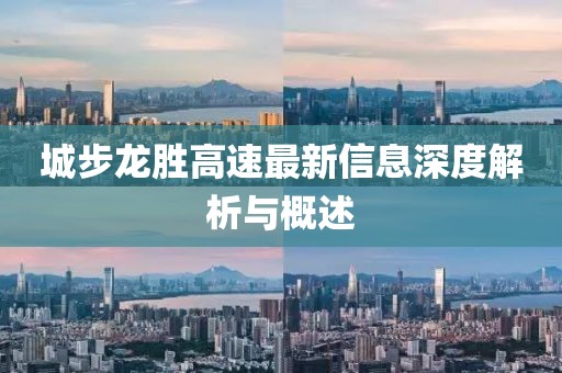 城步龍勝高速最新信息深度解析與概述
