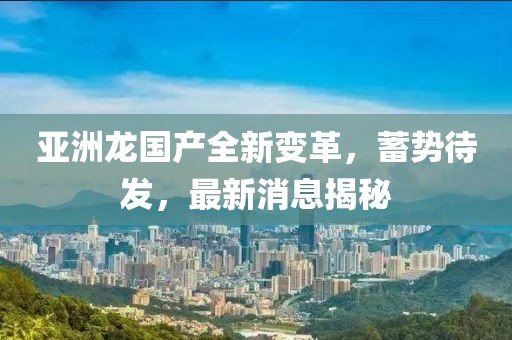 亞洲龍國產(chǎn)全新變革，蓄勢待發(fā)，最新消息揭秘