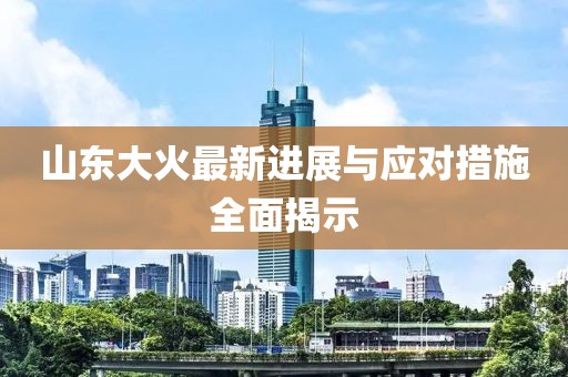 山東大火最新進展與應(yīng)對措施全面揭示