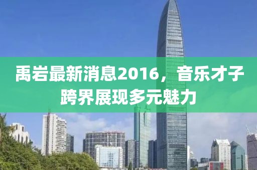 禹巖最新消息2016，音樂才子跨界展現(xiàn)多元魅力