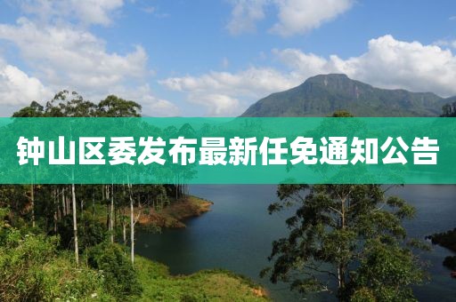 鐘山區(qū)委發(fā)布最新任免通知公告