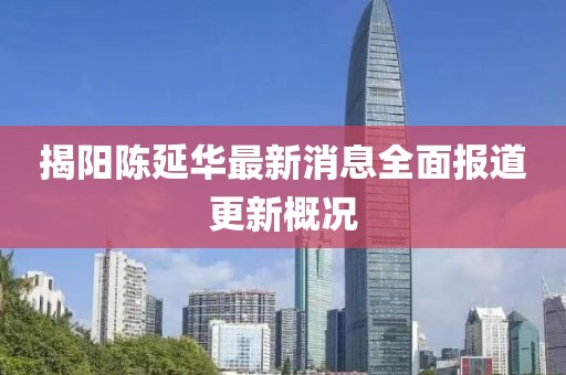 揭陽陳延華最新消息全面報道更新概況