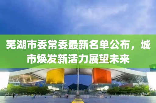 蕪湖市委常委最新名單公布，城市煥發(fā)新活力展望未來