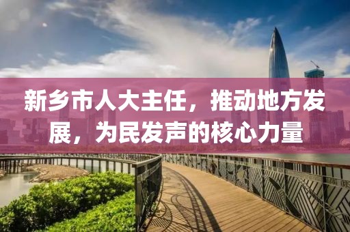 新鄉(xiāng)市人大主任，推動(dòng)地方發(fā)展，為民發(fā)聲的核心力量