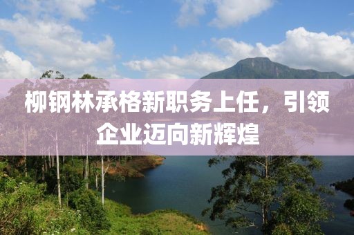 柳鋼林承格新職務(wù)上任，引領(lǐng)企業(yè)邁向新輝煌