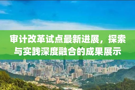 審計改革試點最新進展，探索與實踐深度融合的成果展示
